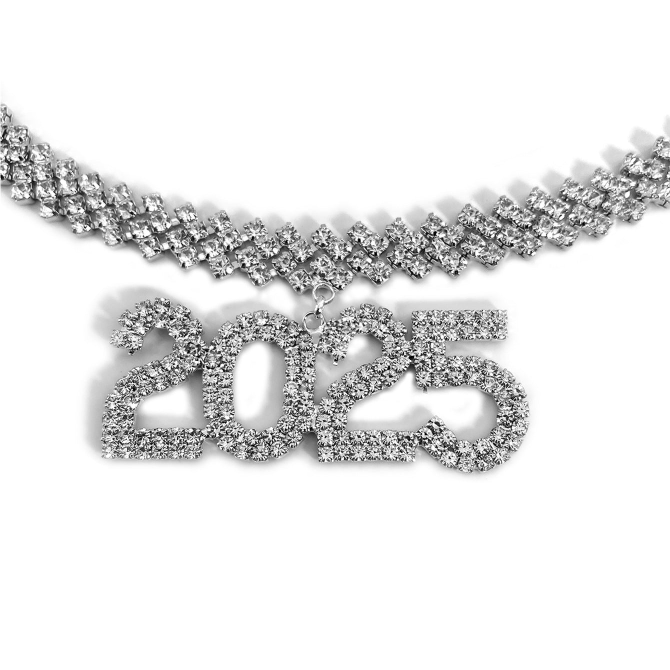 2025 Rhinestone Chunky Necklace