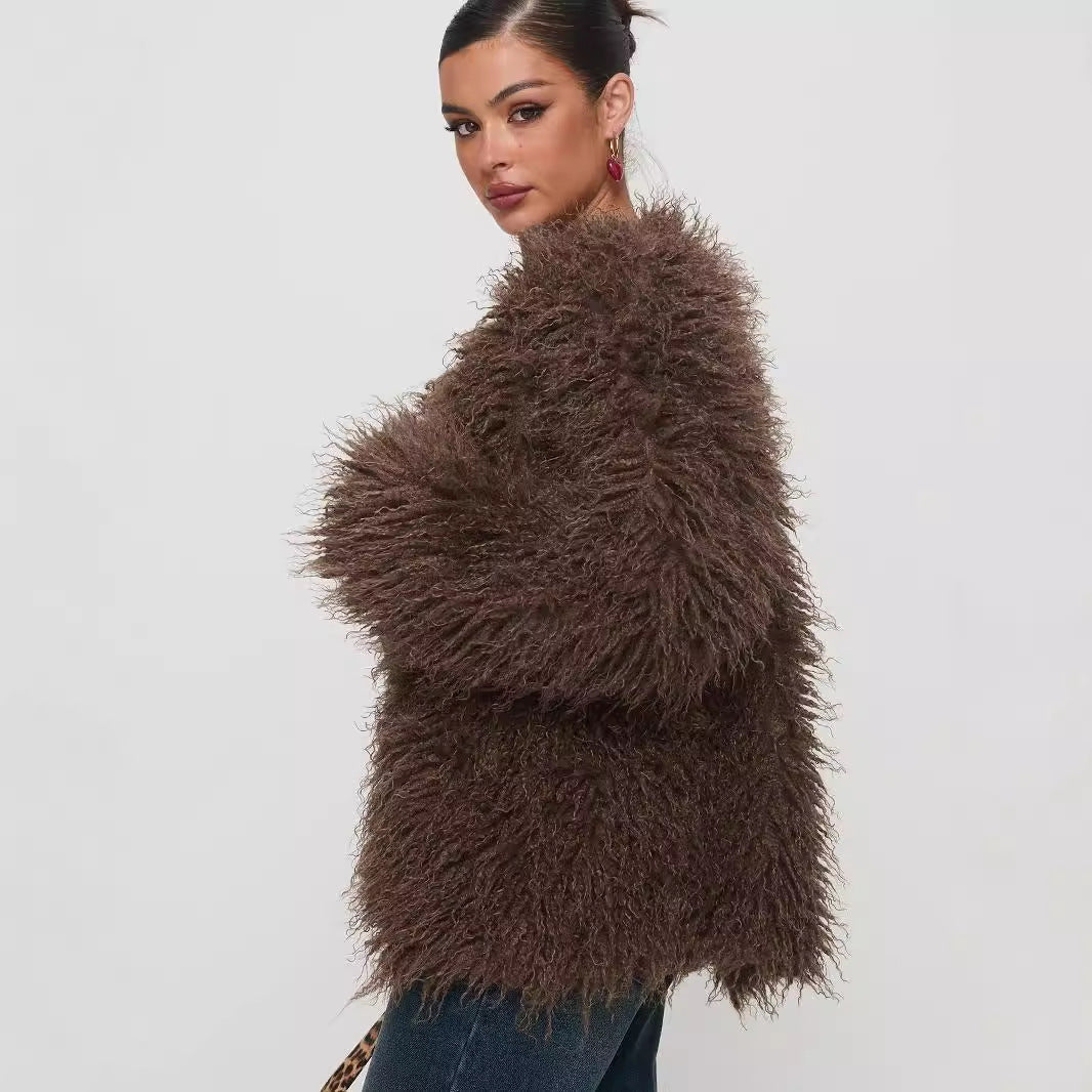 The Fuzzy Wild Fringe Jacket