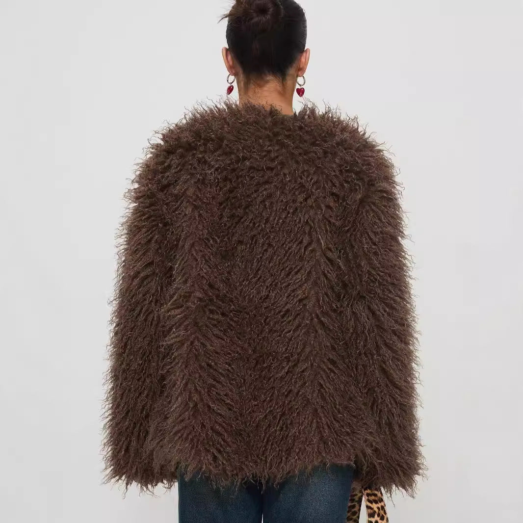 The Fuzzy Wild Fringe Jacket