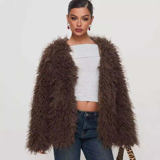 The Fuzzy Wild Fringe Jacket