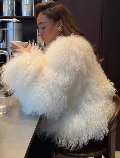 The Fuzzy Glam Jacket